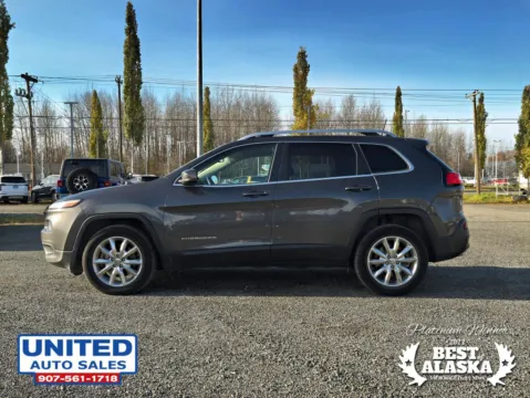 Another view of 2016 Jeep Cherokee Limited Sport Utility 4D for sale in Anchorage, AK at United Auto Sales