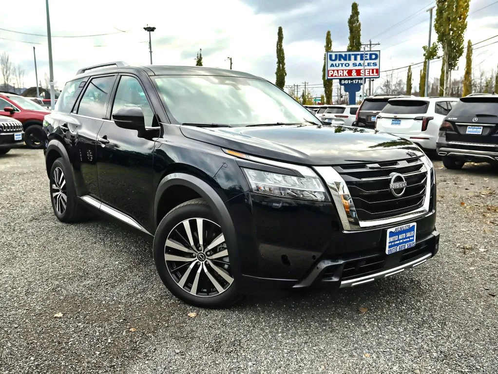 Black 2024 Nissan Pathfinder Platinum Sport Utility 4D for sale in Anchorage, AK