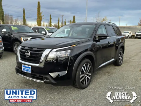 Another view of 2024 Nissan Pathfinder Platinum Sport Utility 4D for sale in Anchorage, AK at United Auto Sales