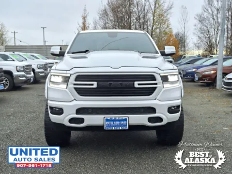Photos of 2020 Ram 1500 Crew Cab Rebel Pickup 4D 5 1/2 ft for sale in Anchorage, AK at United Auto Sales