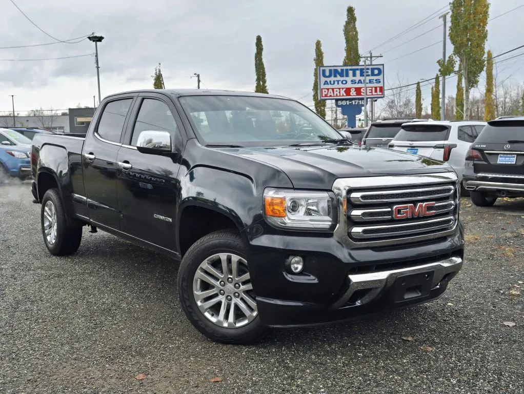 Black 2016 GMC Canyon Crew Cab SLT Pickup 4D 6 ft for sale in Anchorage, AK