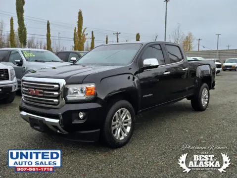 Another view of 2016 GMC Canyon Crew Cab SLT Pickup 4D 6 ft for sale in Anchorage, AK at United Auto Sales