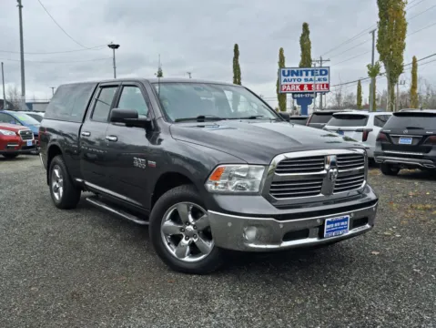 Gray 2016 Ram 1500 Quad Cab Big Horn Pickup 4D 6 1/3 ft for sale in Anchorage, AK