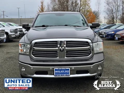 Photos of 2016 Ram 1500 Quad Cab Big Horn Pickup 4D 6 1/3 ft for sale in Anchorage, AK at United Auto Sales