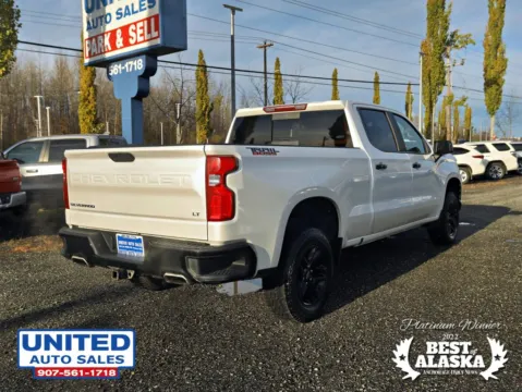 Another view of 2019 Chevrolet Silverado 1500 Crew Cab LT Trail Boss Pickup 4D 5 3/4 ft for sale in Anchorage, AK at United Auto Sales