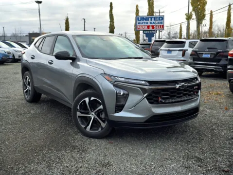 Silver 2024 Chevrolet Trax 1RS Sport Utility 4D for sale in Anchorage, AK