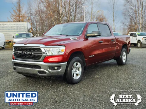 Photos of 2023 Ram 1500 Crew Cab Big Horn Pickup 4D 6 1/3 ft for sale in Anchorage, AK at United Auto Sales