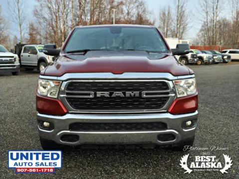 Another view of 2023 Ram 1500 Crew Cab Big Horn Pickup 4D 6 1/3 ft for sale in Anchorage, AK at United Auto Sales