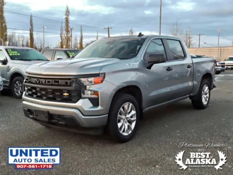 Another view of 2024 Chevrolet Silverado 1500 Crew Cab Custom Pickup 4D 5 3/4 ft for sale in Anchorage, AK at United Auto Sales