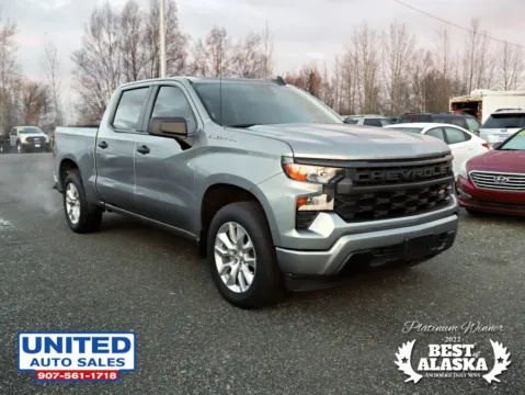 More photos of 2024 Chevrolet Silverado 1500 Crew Cab Custom Pickup 4D 5 3/4 ft at United Auto Sales, AK