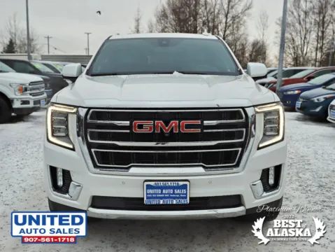 Photos of 2021 GMC Yukon SLT Sport Utility 4D for sale in Anchorage, AK at United Auto Sales