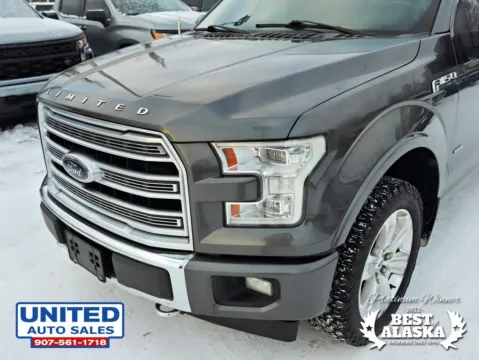 More photos of 2017 Ford F-150 SuperCrew Cab Limited Pickup 4D 5 1/2 ft at United Auto Sales, AK