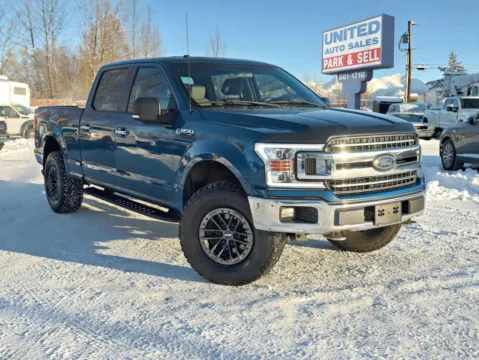 Blue 2018 Ford F-150 SuperCrew Cab XLT Pickup 4D 5 1/2 ft for sale in Anchorage, AK