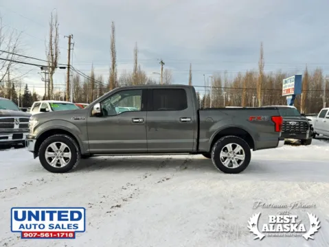 More photos of 2018 Ford F-150 SuperCrew Cab Lariat Pickup 4D 5 1/2 ft at United Auto Sales, AK