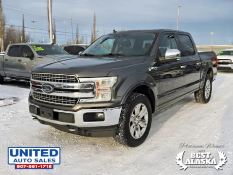 Another view of 2018 Ford F-150 SuperCrew Cab Lariat Pickup 4D 5 1/2 ft for sale in Anchorage, AK at United Auto Sales
