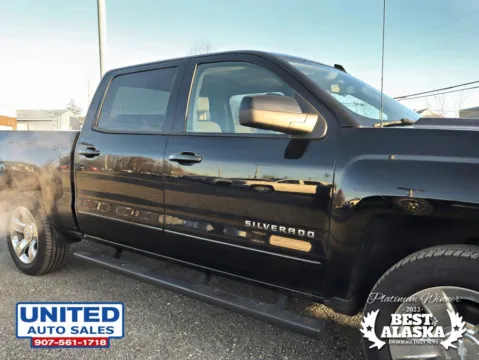 Another view of 2017 Chevrolet Silverado 1500 Crew Cab LT Pickup 4D 5 3/4 ft for sale in Anchorage, AK at United Auto Sales