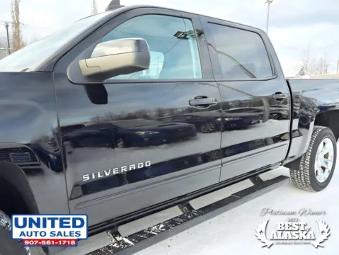 More photos of 2017 Chevrolet Silverado 1500 Crew Cab LT Pickup 4D 5 3/4 ft at United Auto Sales, AK
