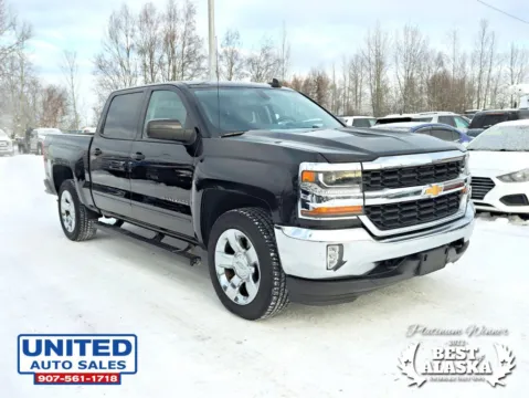 More photos of 2017 Chevrolet Silverado 1500 Crew Cab LT Pickup 4D 5 3/4 ft at United Auto Sales, AK