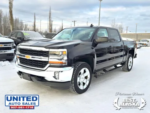 Another view of 2017 Chevrolet Silverado 1500 Crew Cab LT Pickup 4D 5 3/4 ft for sale in Anchorage, AK at United Auto Sales