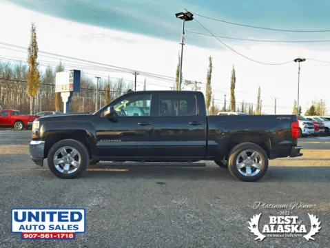 More photos of 2017 Chevrolet Silverado 1500 Crew Cab LT Pickup 4D 5 3/4 ft at United Auto Sales, AK
