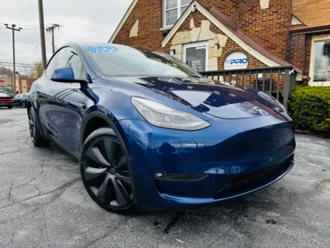 Blue 2023 TESLA MODEL Y LONG RANGE for sale in Highland, IN