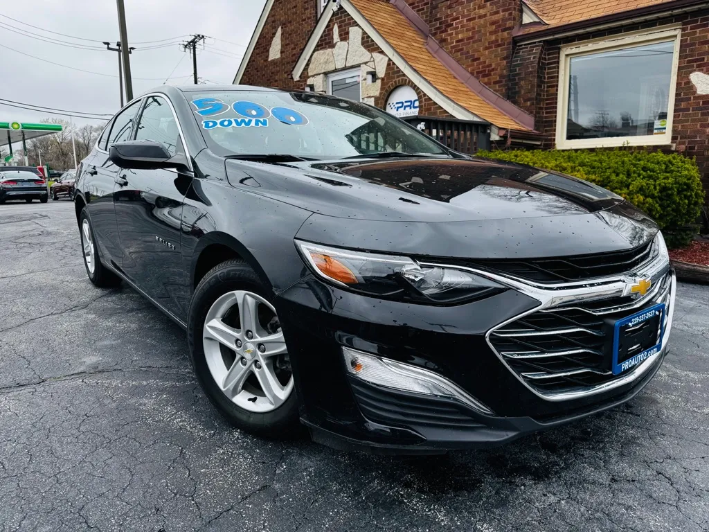 Black 2022 CHEVROLET MALIBU LS FLEET for sale in Highland, IN