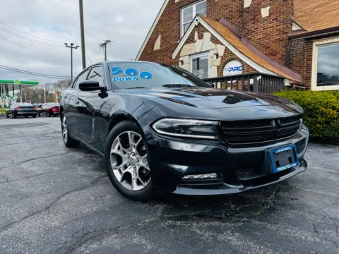Gray 2017 DODGE CHARGER SXT for sale in Highland, IN
