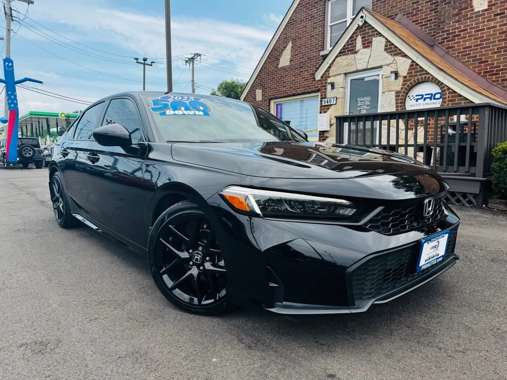 Black 2025 HONDA CIVIC SPORT for sale in Highland, IN
