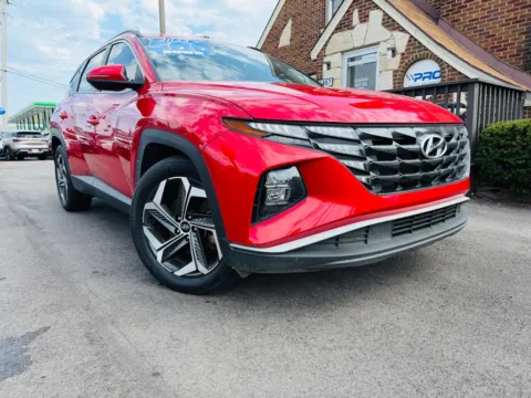 Red 2022 HYUNDAI TUCSON SEL for sale in Highland, IN