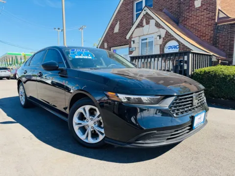 Black 2025 HONDA ACCORD LX for sale in Highland, IN