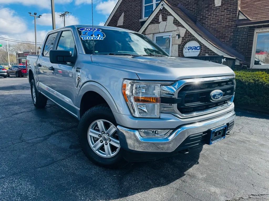 Silver 2022 FORD F-150 XLT for sale in Highland, IN