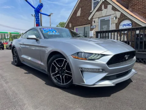 Silver 2021 FORD MUSTANG ECOBOOST for sale in Highland, IN