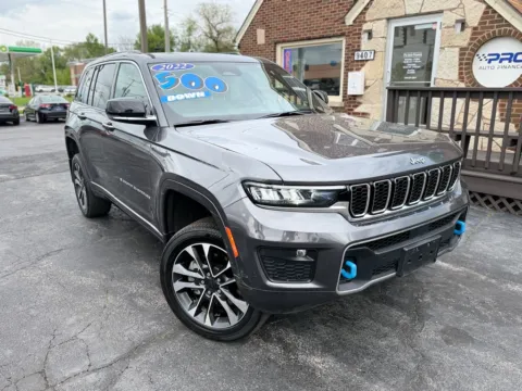 Photos of 2022 JEEP GRAND CHEROKEE OVERLAND 4XE for sale in Highland, IN at Pro Auto Finance Highland