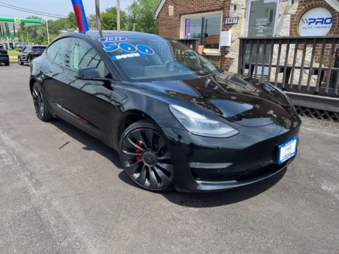 Photos of 2022 TESLA MODEL 3 PERFORMANCE for sale in Highland, IN at Pro Auto Finance Highland