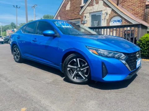 Blue 2024 NISSAN SENTRA SV for sale in Highland, IN