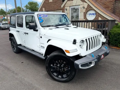 Photos of 2023 JEEP WRANGLER SAHARA 4XE for sale in Highland, IN at Pro Auto Finance Highland