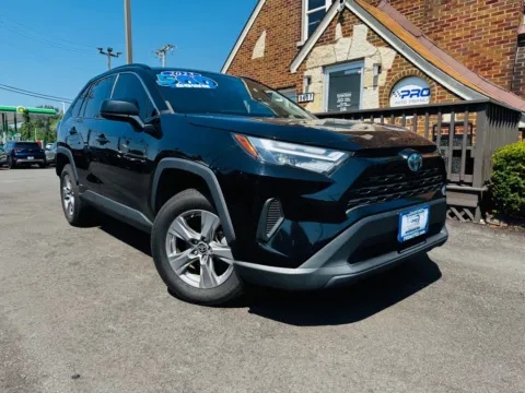 Black 2023 TOYOTA RAV4 HYBRID LE for sale in Highland, IN