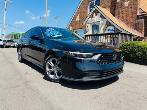 Black 2024 HONDA ACCORD EX for sale in Highland, IN
