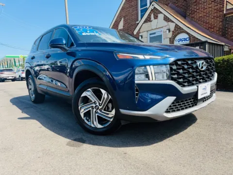 Blue 2023 HYUNDAI SANTA FE SE for sale in Highland, IN