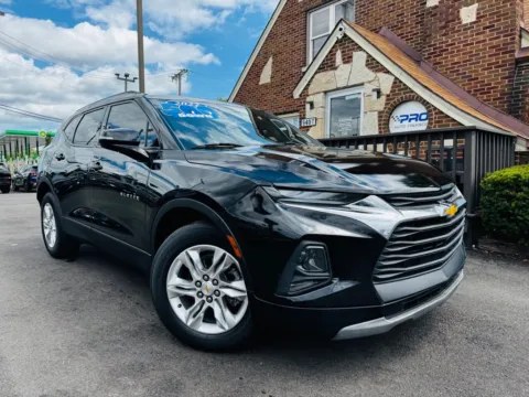 Black 2022 CHEVROLET BLAZER LT for sale in Highland, IN