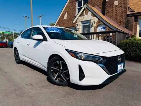 White 2024 NISSAN SENTRA SV for sale in Highland, IN