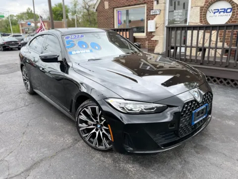 Photos of 2022 BMW 4 SERIES 430I GRAN COUPE for sale in Highland, IN at Pro Auto Finance Highland
