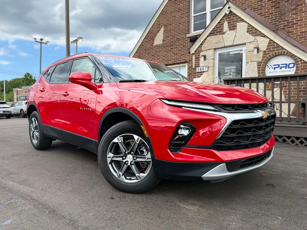 Red 2024 CHEVROLET BLAZER LT for sale in Highland, IN