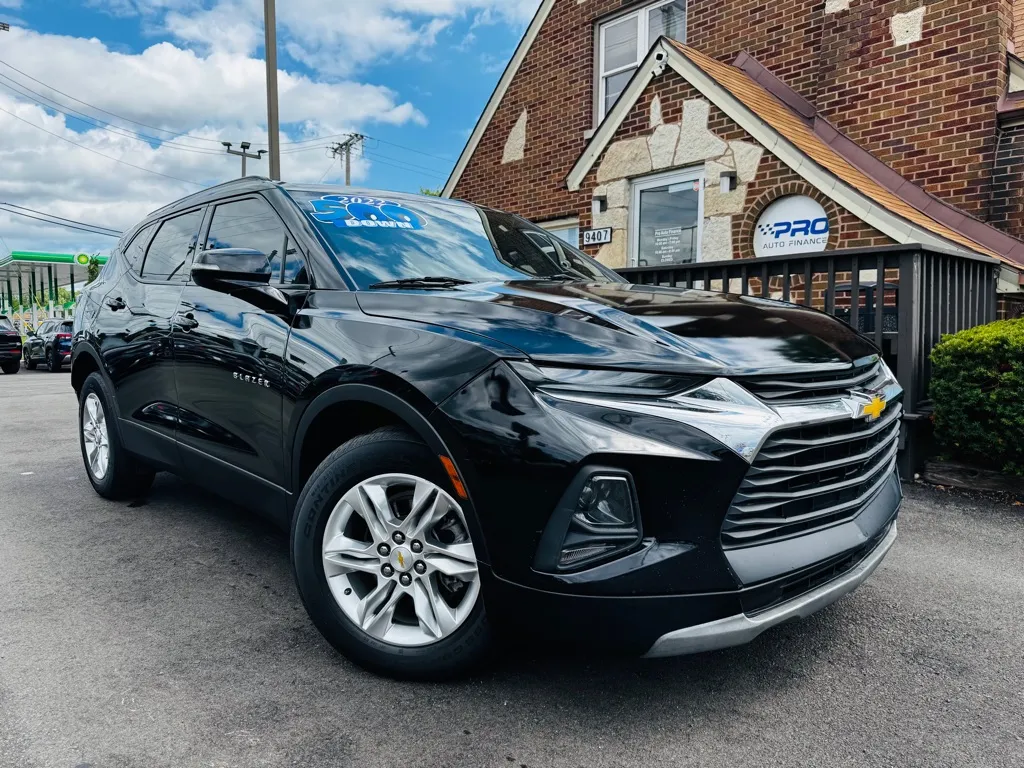 Black 2022 CHEVROLET BLAZER LT for sale in Highland, IN