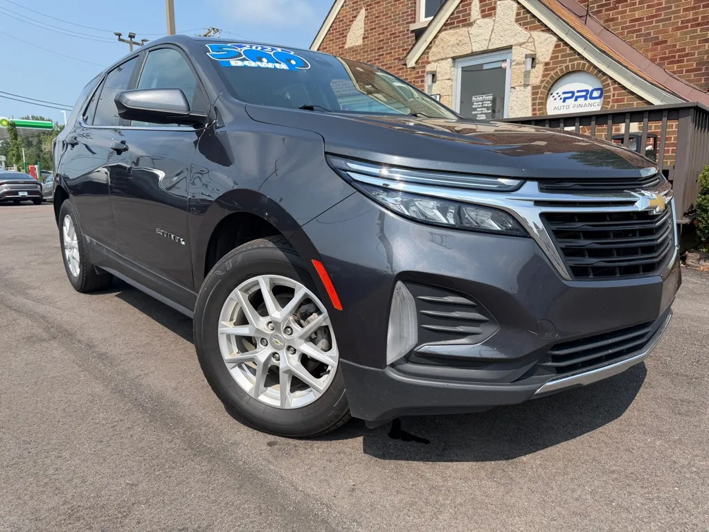 Gray 2023 CHEVROLET EQUINOX LT for sale in Highland, IN