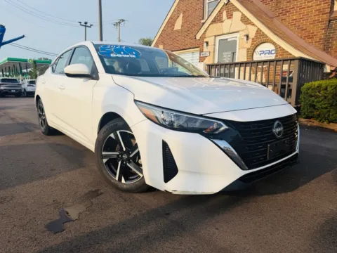 White 2024 NISSAN SENTRA SV for sale in Highland, IN