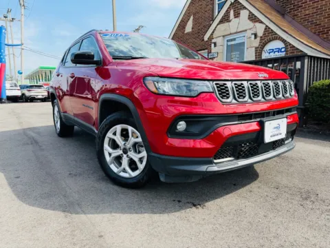 Red 2025 JEEP COMPASS LATITUDE for sale in Highland, IN