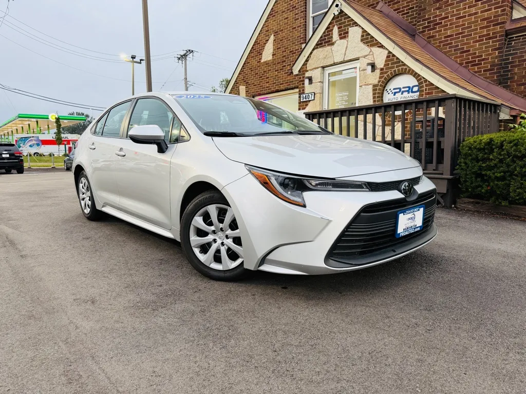 Silver 2025 TOYOTA COROLLA LE for sale in Highland, IN