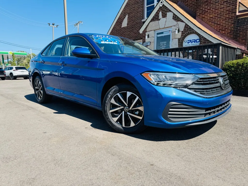 Blue 2024 VOLKSWAGEN JETTA S for sale in Highland, IN
