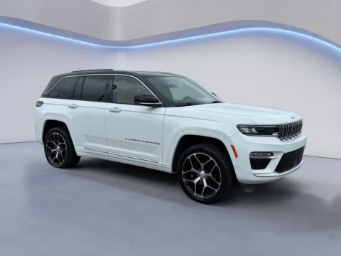 White 2022 Jeep Grand Cherokee 4xe Summit Reserve for sale in Alcoa, TN